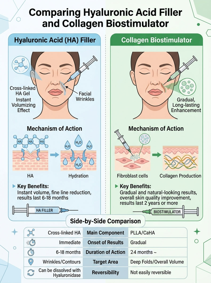 HA Fillers vs. Biostimulators: A Strategic Guide for Aesthetic Clinics and Wholesalers