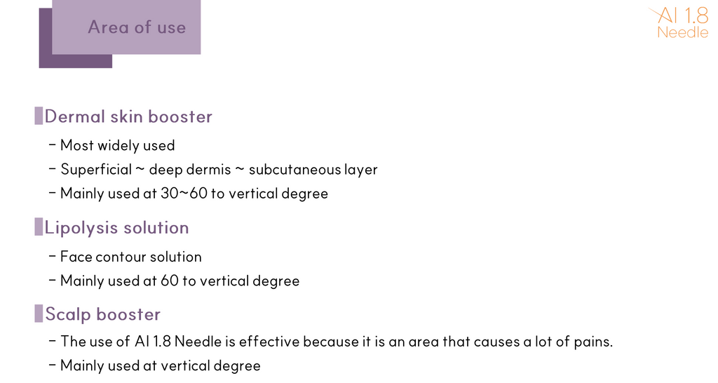 AI Meso needle 34G 1.8mm